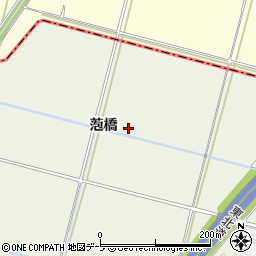青森県弘前市薬師堂萢橋周辺の地図