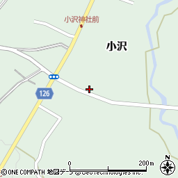 青森県弘前市小沢沢田21周辺の地図