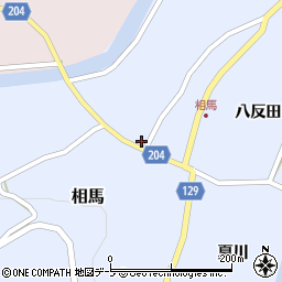 青森県弘前市相馬八反田3周辺の地図