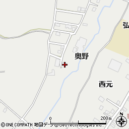 青森県弘前市原ケ平山元52-2周辺の地図