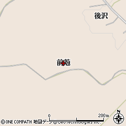 青森県弘前市悪戸（前萢）周辺の地図