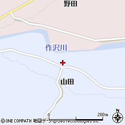 青森県弘前市相馬山田42周辺の地図