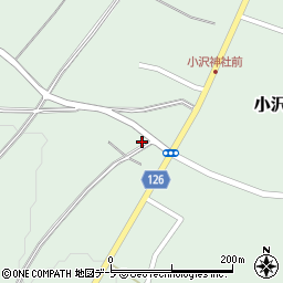 青森県弘前市小沢御笠見58-2周辺の地図