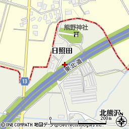青森県弘前市薬師堂（日照田）周辺の地図