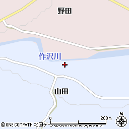 青森県弘前市相馬山田20周辺の地図