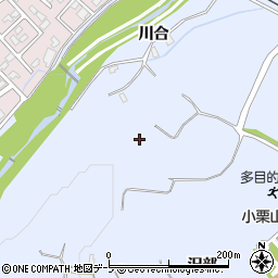 青森県弘前市小栗山沢部周辺の地図