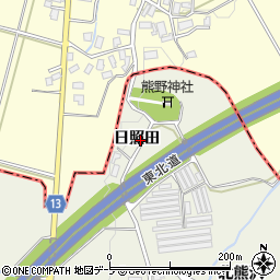 青森県弘前市薬師堂日照田10周辺の地図