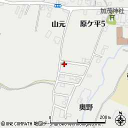青森県弘前市原ケ平山元59周辺の地図