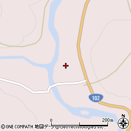 青森県十和田市奥瀬奥入瀬周辺の地図