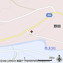 青森県弘前市大助野田117周辺の地図