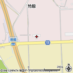 青森県平川市大坊竹原218-1周辺の地図