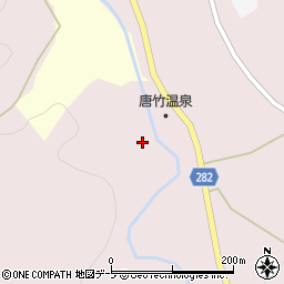青森県平川市唐竹平山3周辺の地図