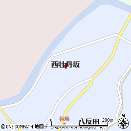 青森県弘前市相馬西牡丹坂周辺の地図
