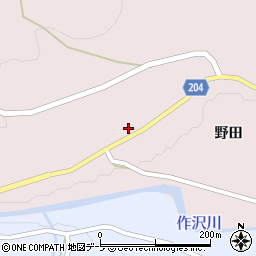 青森県弘前市大助野田126周辺の地図