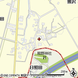 青森県平川市高畑熊沢3周辺の地図