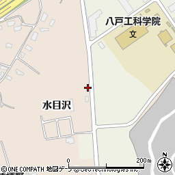 青森県八戸市市川町（水目沢）周辺の地図