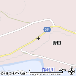 青森県弘前市大助野田108周辺の地図