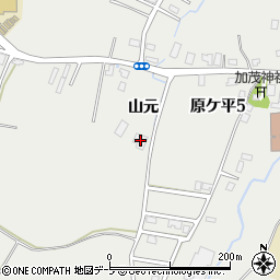 青森県弘前市原ケ平山元64周辺の地図