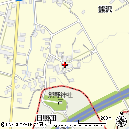 青森県平川市高畑熊沢13周辺の地図