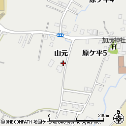 青森県弘前市原ケ平山元64-7周辺の地図