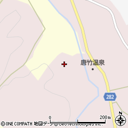 青森県平川市唐竹平山1周辺の地図