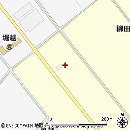 青森県弘前市石川柳田周辺の地図