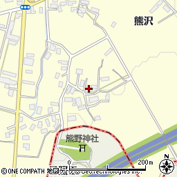 青森県平川市高畑熊沢8周辺の地図