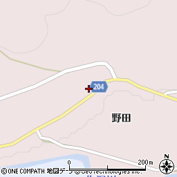青森県弘前市大助野田133周辺の地図