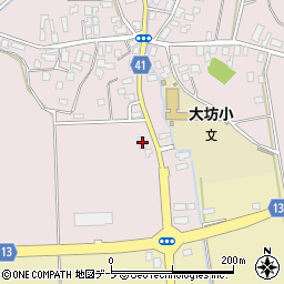 青森県平川市大坊竹原3周辺の地図