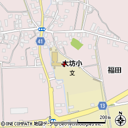 平川市立大坊小学校周辺の地図