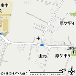 青森県弘前市原ケ平山中35周辺の地図