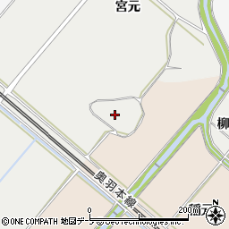 青森県弘前市松木平平山周辺の地図