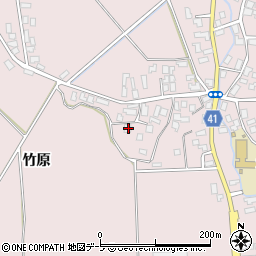 青森県平川市大坊竹原161周辺の地図