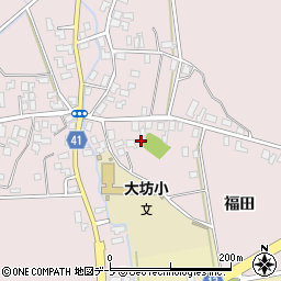 青森県平川市大坊福田23-4周辺の地図