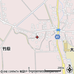 青森県平川市大坊竹原164周辺の地図