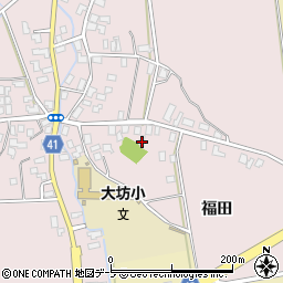 青森県平川市大坊福田14-6周辺の地図