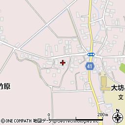 青森県平川市大坊竹原165-1周辺の地図
