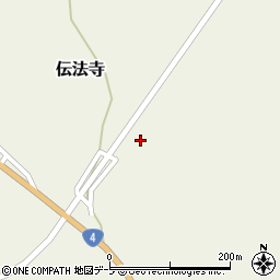 青森県十和田市伝法寺下伝法寺70周辺の地図