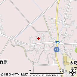青森県平川市大坊竹内102-9周辺の地図