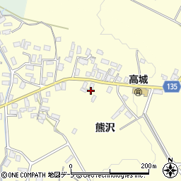 青森県平川市高畑熊沢79周辺の地図