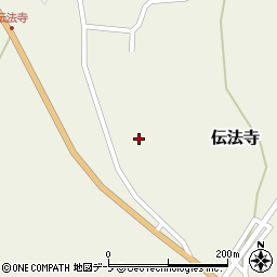 青森県十和田市伝法寺下伝法寺141周辺の地図