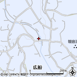 青森県平川市広船福田235-1周辺の地図