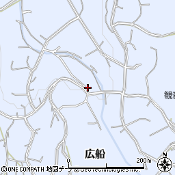 青森県平川市広船福田235周辺の地図