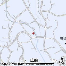 青森県平川市広船福田236-1周辺の地図