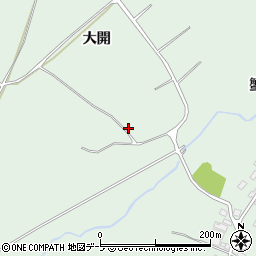 青森県弘前市小沢大開13周辺の地図