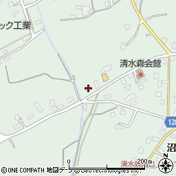 青森県弘前市清水森村元2周辺の地図