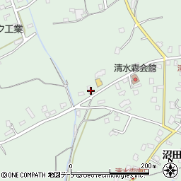 青森県弘前市清水森村元4周辺の地図