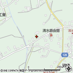 青森県弘前市清水森村元5周辺の地図