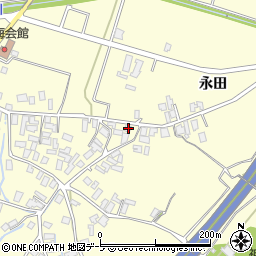 青森県平川市沖館永田119周辺の地図