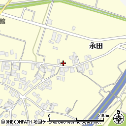 青森県平川市沖館永田121周辺の地図